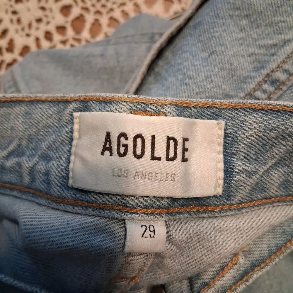 Agolde Los Angeles jeans womens 29 Minka cargo wide leg high rise
